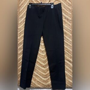 Saks Fifth Avenue Black Label Women's Black Colored Trousers,Dress Pants,Size 8